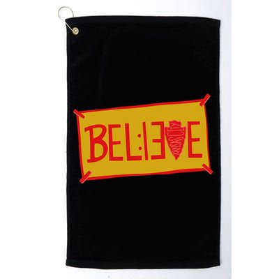 13 Seconds Chiefs Believe 13 Seconds 20 Platinum Collection Golf Towel