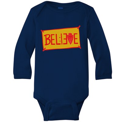 13 Seconds Chiefs Believe 13 Seconds 20 Baby Long Sleeve Bodysuit