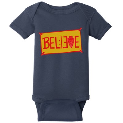 13 Seconds Chiefs Believe 13 Seconds 20 Baby Bodysuit