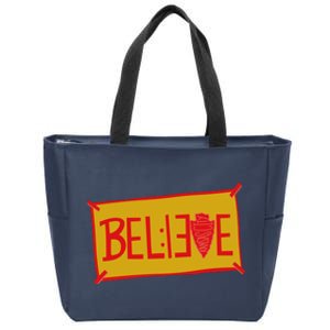 13 Seconds Chiefs Believe 13 Seconds 20 Zip Tote Bag