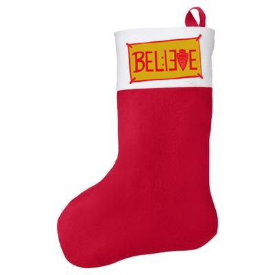 13 Seconds Chiefs Believe 13 Seconds 20 Felt Holiday Christmas Stocking