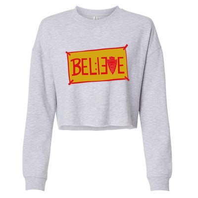 13 Seconds Chiefs Believe 13 Seconds 20 Cropped Pullover Crew