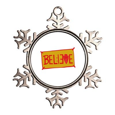 13 Seconds Chiefs Believe 13 Seconds 20 Metallic Star Ornament