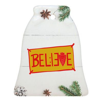 13 Seconds Chiefs Believe 13 Seconds 20 Ceramic Bell Ornament