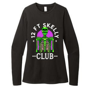 12ft Skelly Club Halloween 12 Foot Skeleton Appreciation Womens CVC Long Sleeve Shirt