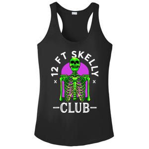 12ft Skelly Club Halloween 12 Foot Skeleton Appreciation Ladies PosiCharge Competitor Racerback Tank