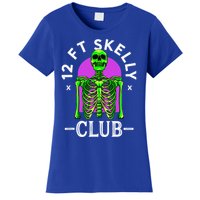 12ft Skelly Club Halloween 12 Foot Skeleton Appreciation Women's T-Shirt