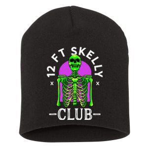 12ft Skelly Club Halloween 12 Foot Skeleton Appreciation Short Acrylic Beanie