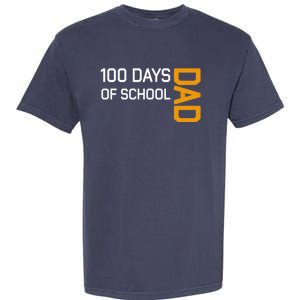 100th School Day 2025 Dad Garment-Dyed Heavyweight T-Shirt