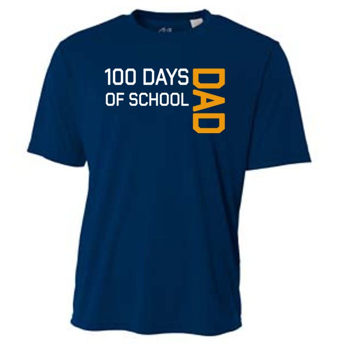 100th School Day 2025 Dad Cooling Performance Crew T-Shirt