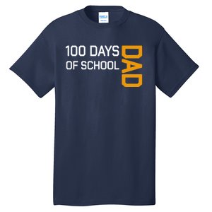 100th School Day 2025 Dad Tall T-Shirt