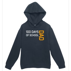 100th School Day 2025 Dad Urban Pullover Hoodie