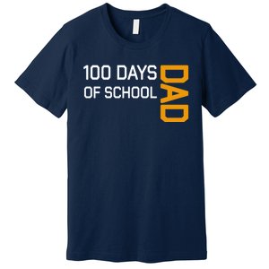 100th School Day 2025 Dad Premium T-Shirt