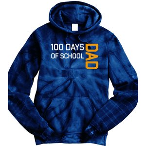 100th School Day 2025 Dad Tie Dye Hoodie