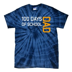 100th School Day 2025 Dad Tie-Dye T-Shirt