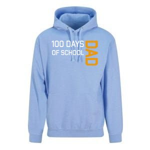 100th School Day 2025 Dad Unisex Surf Hoodie