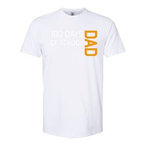 100th School Day 2025 Dad Softstyle CVC T-Shirt