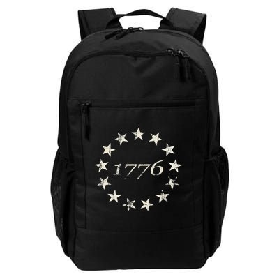 13 Star Flag Betsy Ross Distressed American Flag 1776 Backpack