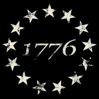13 Star Flag Betsy Ross Distressed American Flag 1776 Sustainable Bucket Hat