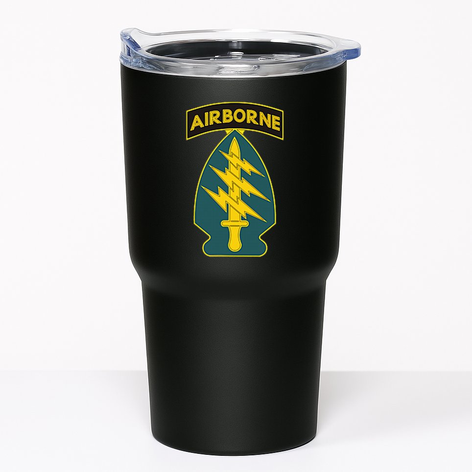 1st Special Forces Green Beret Airborne Sf Veteran Tumbler