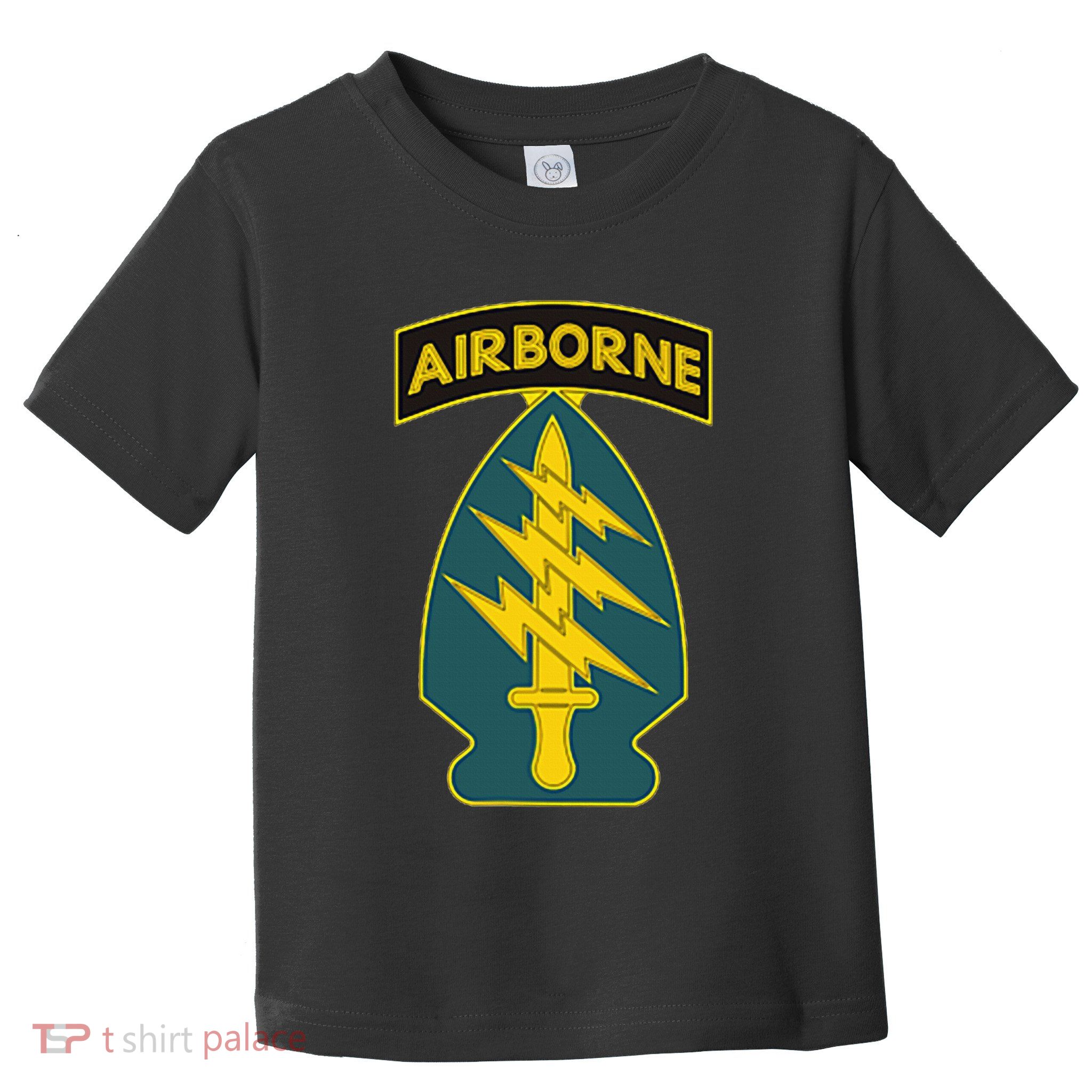 1st Special Forces Green Beret Airborne Sf Veteran Toddler T-Shirt