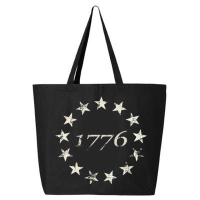 13 Star Flag Betsy Ross Distressed American Flag 1776 25L Jumbo Tote