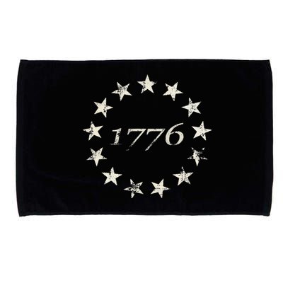 13 Star Flag Betsy Ross Distressed American Flag 1776 Microfiber Hand Towel