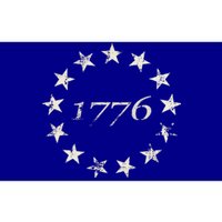 13 Star Flag Betsy Ross Distressed American Flag 1776 Bumper Sticker