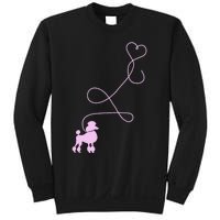 1950's Sock Hop Costume Dog Cute Poodle Heart Sweatshirt