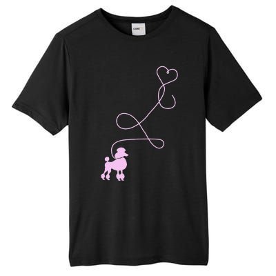 1950's Sock Hop Costume Dog Cute Poodle Heart Tall Fusion ChromaSoft Performance T-Shirt