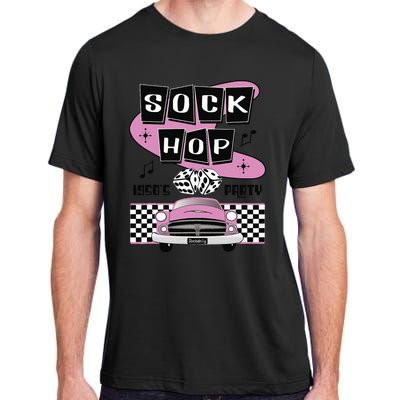 1950s Sock Hop Dance Party Retro 50s Costume Rockabilly Adult ChromaSoft Performance T-Shirt