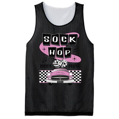 1950s Sock Hop Dance Party Retro 50s Costume Rockabilly Mesh Reversible Basketball Jersey Tank