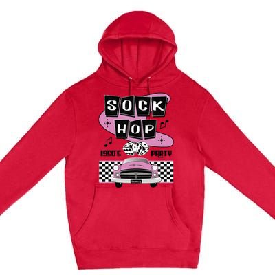 1950s Sock Hop Dance Party Retro 50s Costume Rockabilly Premium Pullover Hoodie