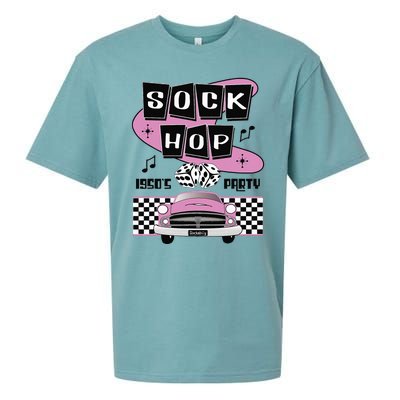 1950s Sock Hop Dance Party Retro 50s Costume Rockabilly Sueded Cloud Jersey T-Shirt