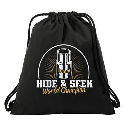 10mm Socket Hide And Seek World Champion Drawstring Bag