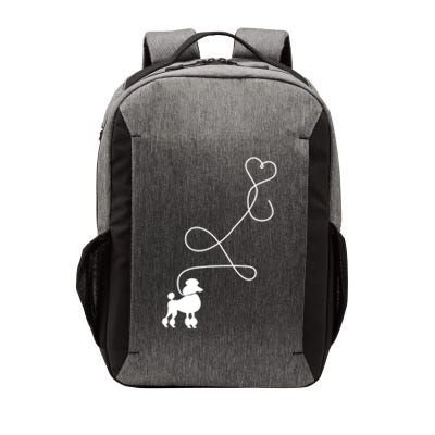 1950's Sock Hop Costume Gift Dog Cute Poodle Heart Vector Backpack