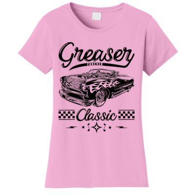 1950s Sock Hop Costume Retro 50s Vintage Rockabilly Greaser Women's T-Shirt