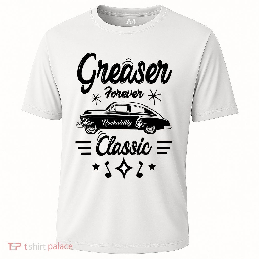 1950s Sock Hop Costume Retro 50s Vintage Rockabilly Greaser Performance Shirt