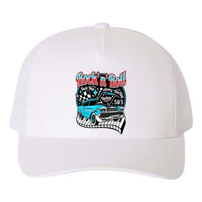 1950s Sock Hop Party Rockabilly 50s Costume Rock And Roll Yupoong Adult 5-Panel Trucker Hat