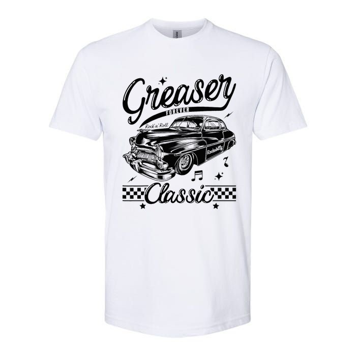 1950s Sock Hop Costume Retro 50s Vintage Rockabilly Greaser Softstyle CVC T-Shirt