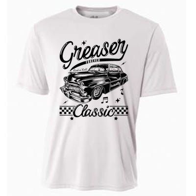 1950s Sock Hop Costume Retro 50s Vintage Rockabilly Greaser Cooling Performance Crew T-Shirt