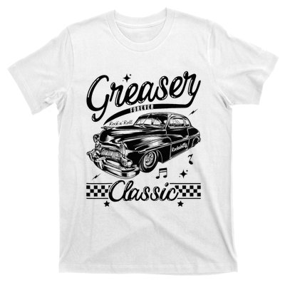 1950s Sock Hop Costume Retro 50s Vintage Rockabilly Greaser T-Shirt