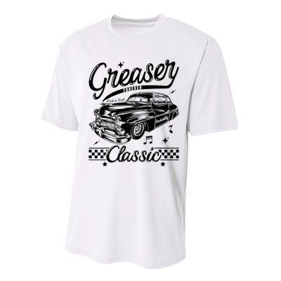 1950s Sock Hop Costume Retro 50s Vintage Rockabilly Greaser Performance Sprint T-Shirt