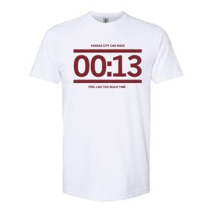 13 Seconds Kansas City Can Make 13 Seconds Feel Like Too Much Time Softstyle CVC T-Shirt