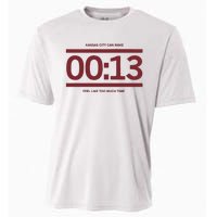 13 Seconds Kansas City Can Make 13 Seconds Feel Like Too Much Time Cooling Performance Crew T-Shirt