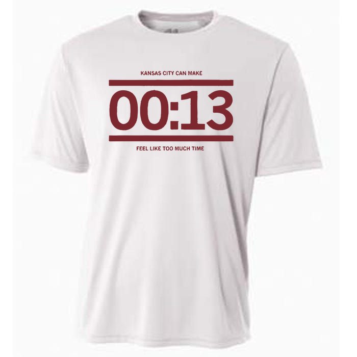 13 Seconds Kansas City Can Make 13 Seconds Feel Like Too Much Time Cooling Performance Crew T-Shirt