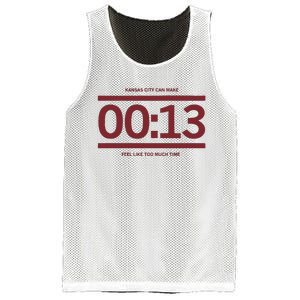 13 Seconds Kansas City Can Make 13 Seconds Feel Like Too Much Time Mesh Reversible Basketball Jersey Tank