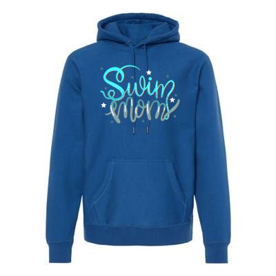 1 Swim Mom Swimmers Mothers Gift Funny Gift Premium Hoodie