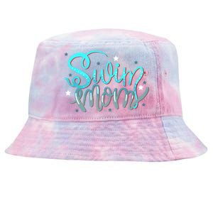 1 Swim Mom Swimmers Mothers Gift Funny Gift Tie-Dyed Bucket Hat