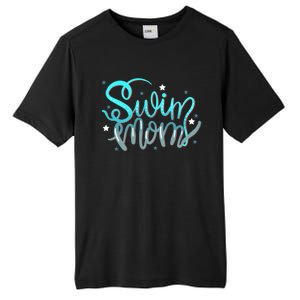 1 Swim Mom Swimmers Mothers Gift Gift Tall Fusion ChromaSoft Performance T-Shirt